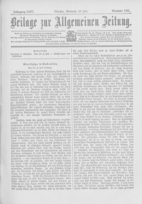 Allgemeine Zeitung Mittwoch 28. Juli 1897