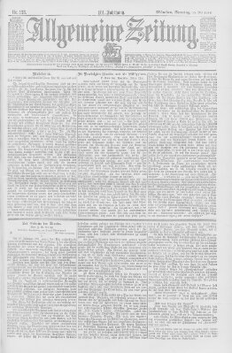 Allgemeine Zeitung Sonntag 15. Mai 1898