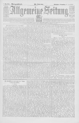 Allgemeine Zeitung Samstag 18. Juni 1898