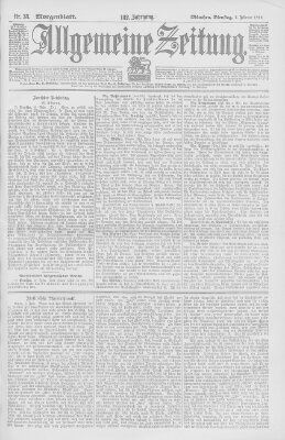 Allgemeine Zeitung Dienstag 7. Februar 1899