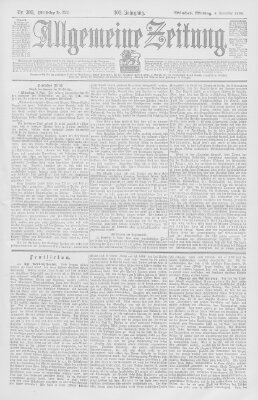 Allgemeine Zeitung Montag 6. November 1899