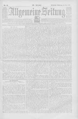 Allgemeine Zeitung Sonntag 25. März 1900