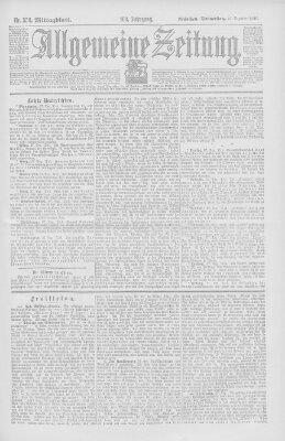 Allgemeine Zeitung Donnerstag 27. Dezember 1900