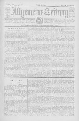 Allgemeine Zeitung Dienstag 8. Oktober 1901
