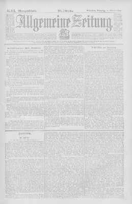 Allgemeine Zeitung Samstag 23. November 1901
