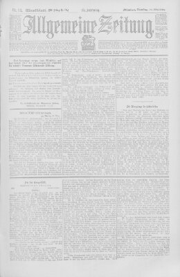 Allgemeine Zeitung Dienstag 25. März 1902