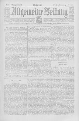 Allgemeine Zeitung Donnerstag 3. April 1902