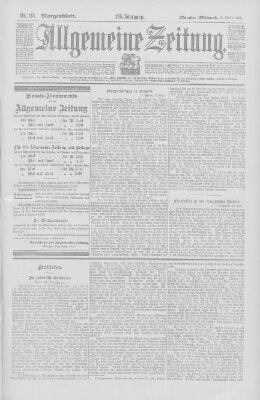 Allgemeine Zeitung Mittwoch 30. April 1902