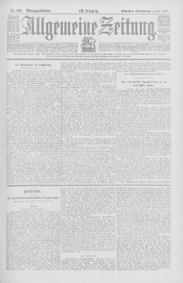 Allgemeine Zeitung Donnerstag 12. Juni 1902