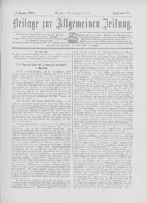 Allgemeine Zeitung Donnerstag 5. Juni 1902