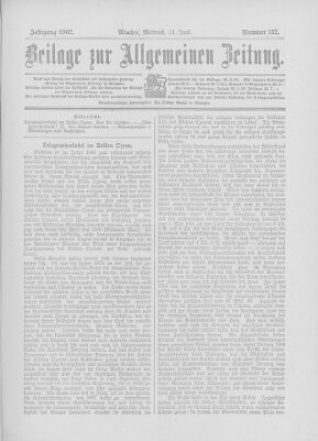 Allgemeine Zeitung Mittwoch 11. Juni 1902