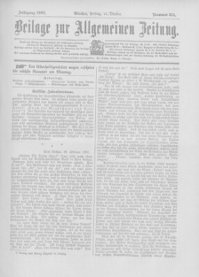 Allgemeine Zeitung Freitag 31. Oktober 1902