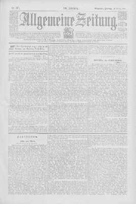 Allgemeine Zeitung Freitag 10. April 1903