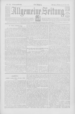 Allgemeine Zeitung Mittwoch 13. Mai 1903