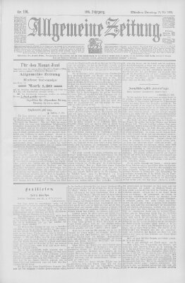 Allgemeine Zeitung Sonntag 17. Mai 1903
