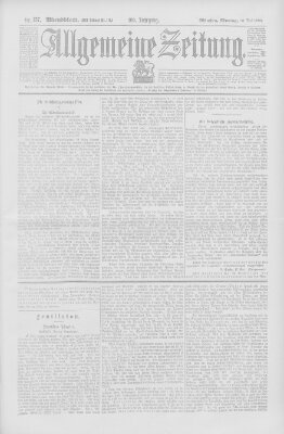 Allgemeine Zeitung Montag 18. Mai 1903