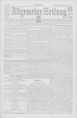 Allgemeine Zeitung Sonntag 28. Juni 1903