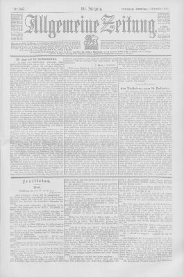 Allgemeine Zeitung Sonntag 6. September 1903