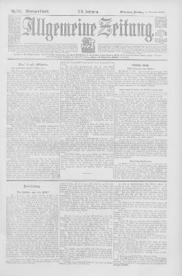 Allgemeine Zeitung Freitag 13. November 1903