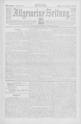 Allgemeine Zeitung Mittwoch 17. Februar 1904