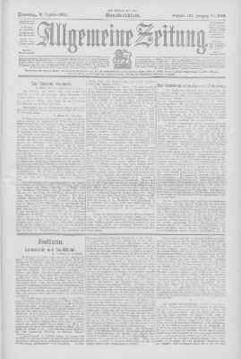 Allgemeine Zeitung Freitag 30. Dezember 1904