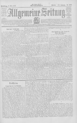 Allgemeine Zeitung Freitag 3. März 1905