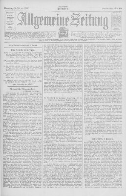 Allgemeine Zeitung Samstag 24. Februar 1906