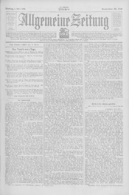 Allgemeine Zeitung Freitag 6. April 1906