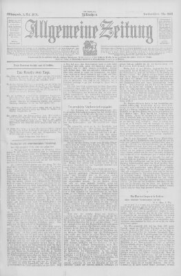 Allgemeine Zeitung Mittwoch 9. Mai 1906