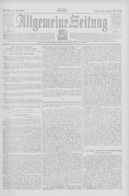 Allgemeine Zeitung Montag 28. Mai 1906