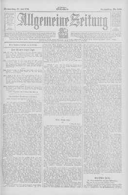 Allgemeine Zeitung Donnerstag 28. Juni 1906