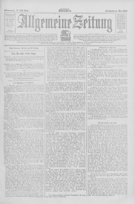 Allgemeine Zeitung Mittwoch 25. Juli 1906