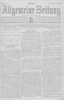 Allgemeine Zeitung Montag 2. März 1908