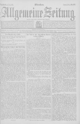 Allgemeine Zeitung Mittwoch 4. März 1908