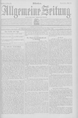 Allgemeine Zeitung Freitag 27. März 1908