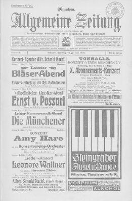 Allgemeine Zeitung Samstag 27. Februar 1909