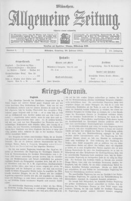 Allgemeine Zeitung Samstag 20. Februar 1915