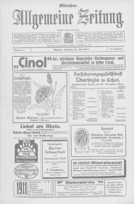 Allgemeine Zeitung Samstag 29. Mai 1915