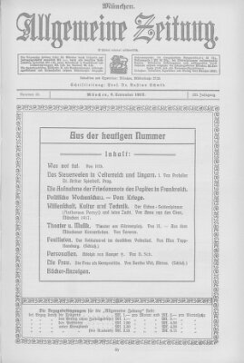 Allgemeine Zeitung Sonntag 2. September 1917