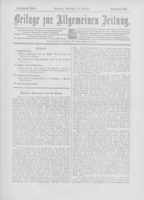Allgemeine Zeitung Mittwoch 12. Oktober 1904