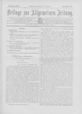 Allgemeine Zeitung Dienstag 27. Dezember 1904