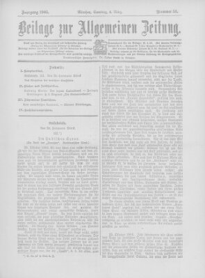 Allgemeine Zeitung Samstag 4. März 1905