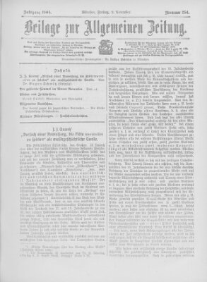Allgemeine Zeitung Freitag 2. November 1906