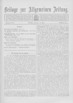 Allgemeine Zeitung Freitag 24. Mai 1907