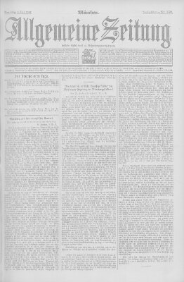 Allgemeine Zeitung Samstag 6. April 1907