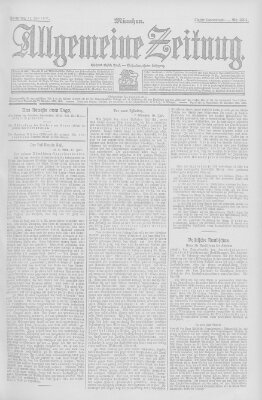 Allgemeine Zeitung Sonntag 21. Juli 1907