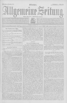Allgemeine Zeitung Mittwoch 4. September 1907