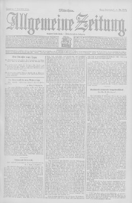 Allgemeine Zeitung Sonntag 8. September 1907