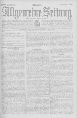 Allgemeine Zeitung Samstag 21. Dezember 1907