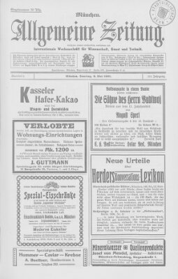 Allgemeine Zeitung Samstag 2. Mai 1908